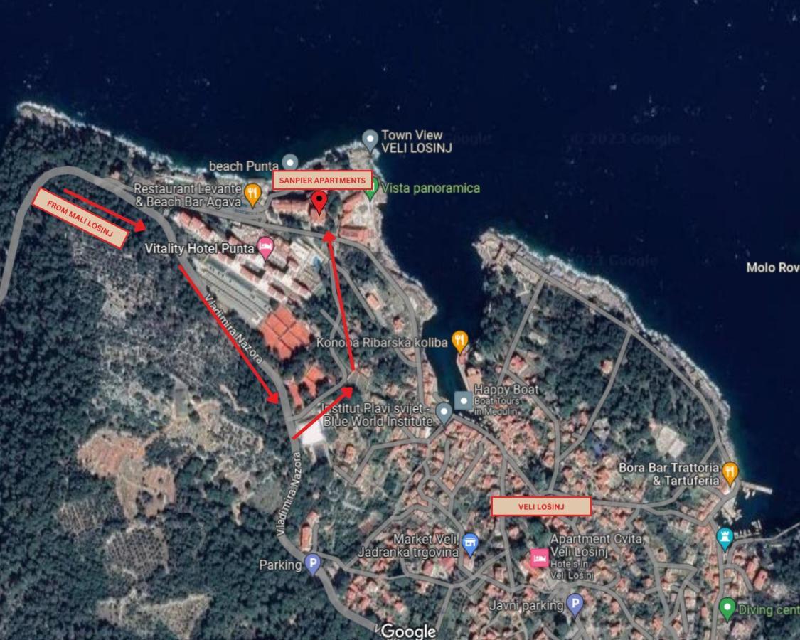 Sanpier Apartments Veli Lošinj Kültér fotó